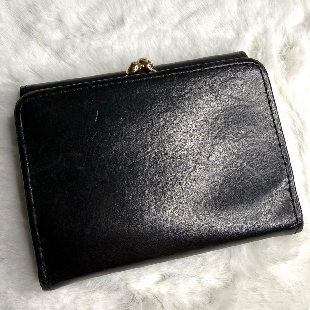 y2k COACH Vintage Black Kisslock Wallet - Picture 2 of 7